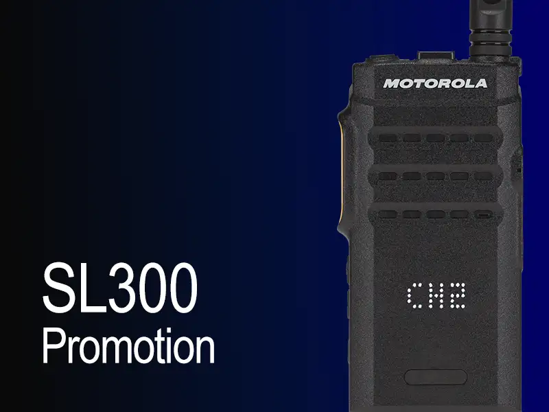 MOTOTRBO SL300 Promotion Ends Soon
